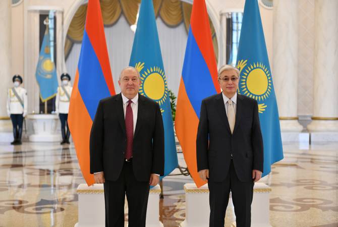 Կցանկանայի մեր երկրների միջև ավելի խորը համագործակցություն տեսնել. տեղի է 
ունեցել Հայաստանի և Ղազախստանի նախագահների հանդիպումը