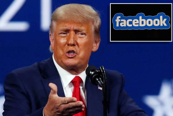 Թրամփը «Ֆեյսբուք»-ում իր էջերն արգելափակելու որոշումը վիրավորանք է համարում 
75 մլն ամերիկացիների համար