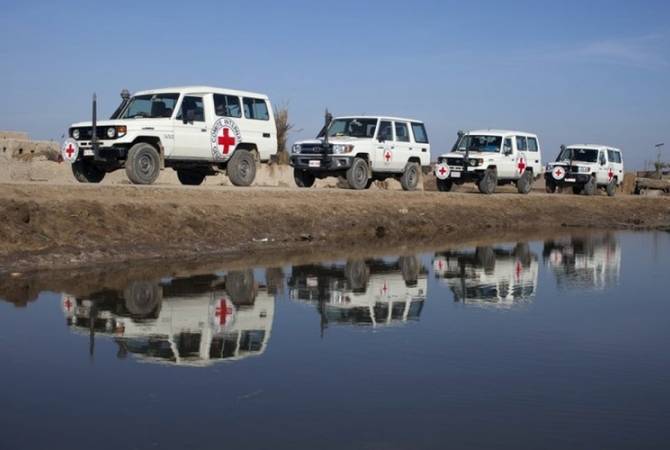 ICRC representatives in Baku visit 6 Armenian servicemen recently taken captive by Azerbaijani 
forces