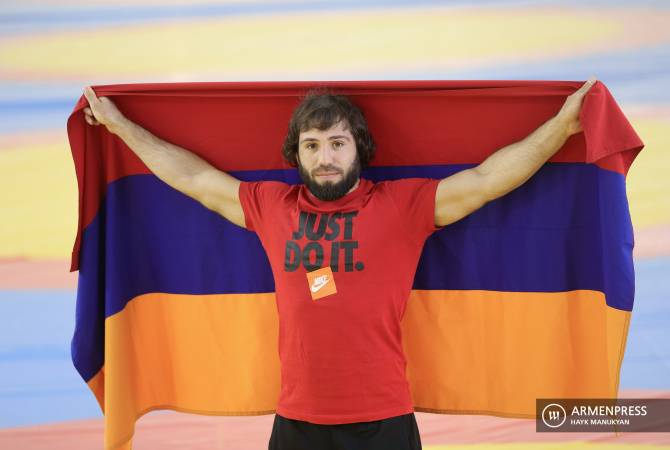 Tokyo-2020:  We will work harder after the war for the sake of our flag - Greco-Roman wrestler 
Karapet Chalyan