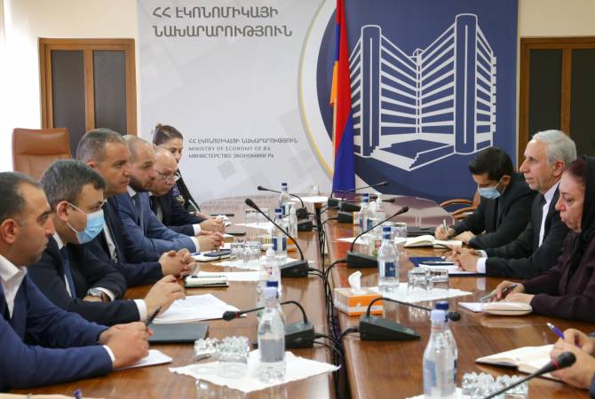 Armenia’s caretaker economy minister receives Iranian Ambassador