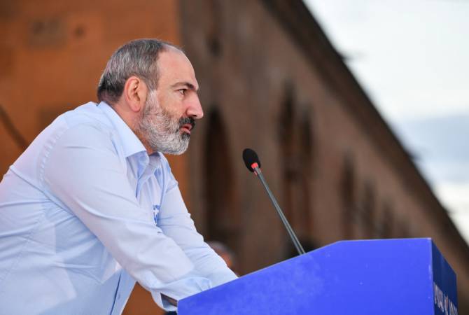 باشينيان يقول أنهم يرغبون بتطبيق سلطة مؤسساتية قوية في أرمينيا مما سيخلق مجال صارم للقانون 
في البلاد