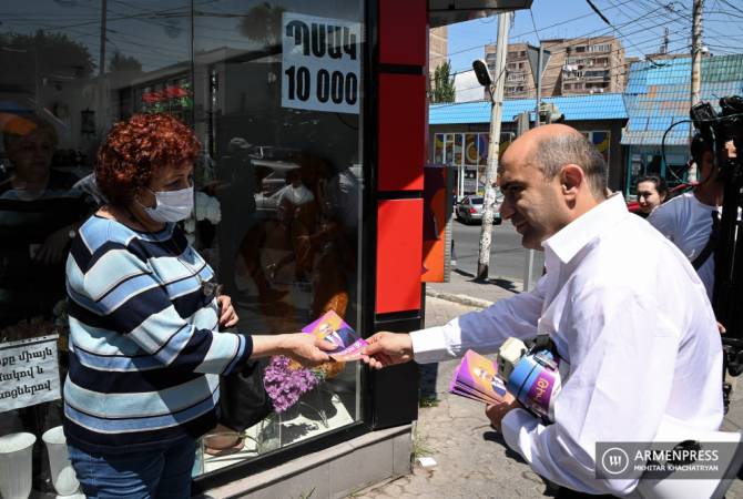«Просвещенная Армения» считает выходом из сложившейся ситуации формирование 
правительства единства

