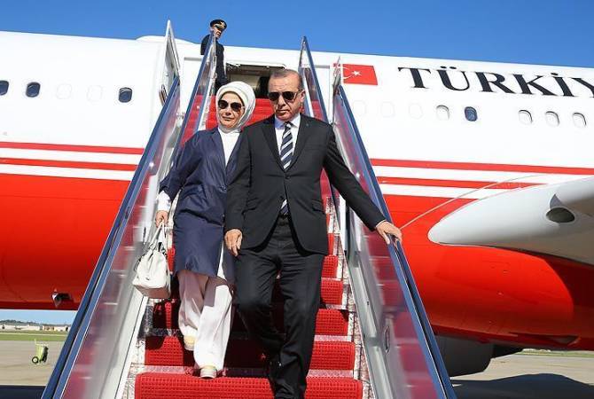  Эрдоган прибыл с визитом в Баку 