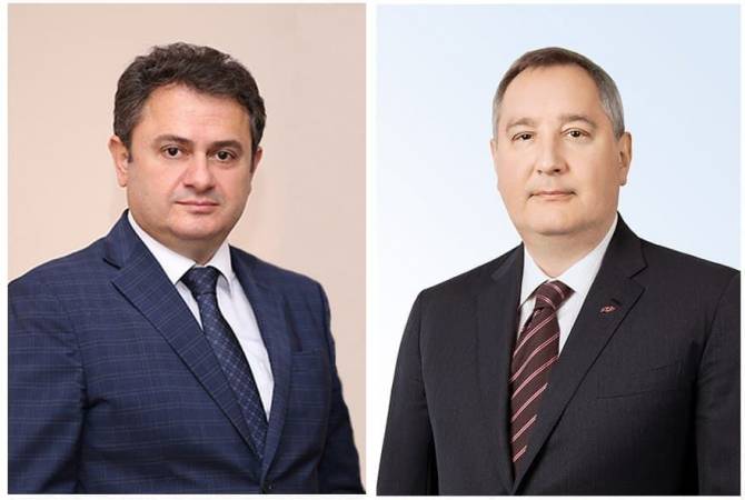 Айк Чобанян с Дмитрием Рогозиным обсудил  сотрудничество в рамках развития 
космической сферы