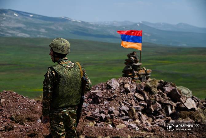 Intensive works being carried out to form new defensive lines on border of Vayots Dzor 
province