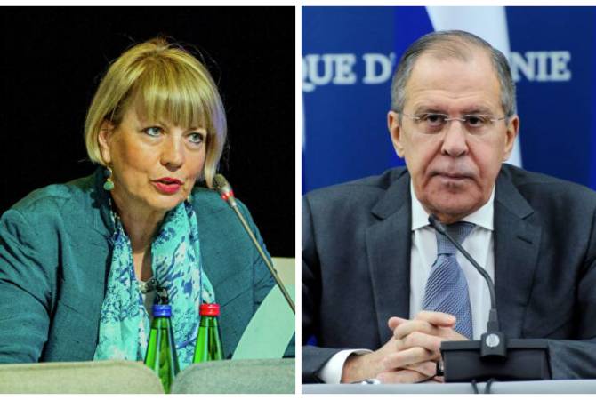 Lavrov et la Secrétaire général de l'OSCE discuteront de la situation concernant le Haut-
Karabagh