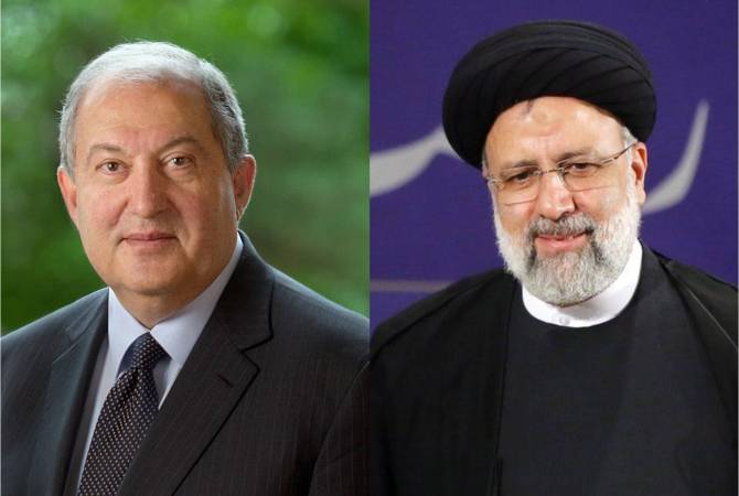 الرئيس أرمين سركيسيان يبعث رسالة تهنئة إلى إبراهيم رئيسي على انتخابه رئيساً جديداً لإيران