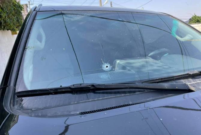 Shot fired at car of parliamentary candidate Arman Babajanyan 