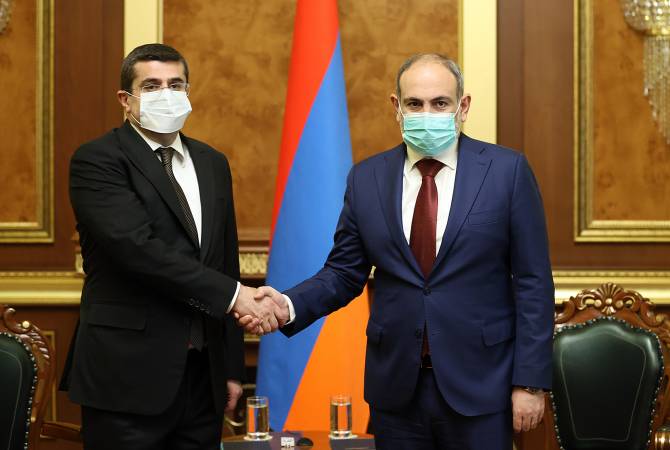 Artsakh President addresses message to Pashinyan wishing success on path of exercising trust 
received by voters