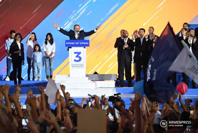 Քաղաքական ուժերը շնորհավորում են Նիկոլ Փաշինյանին ընտրություններում տարած 
հաղթանակի կապակցությամբ