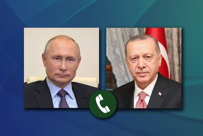 Poutine et Erdogan discutent de la mise en œuvre des déclarations du 9 novembre et du 11 
janvier