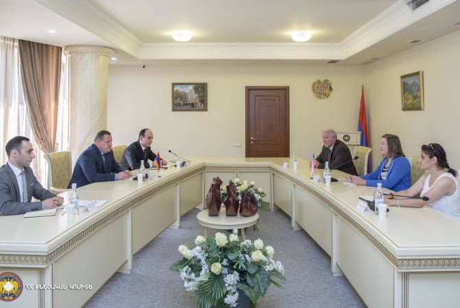Айк Григорян с сотрудниками посольства США обсудил вопросы сотрудничества

