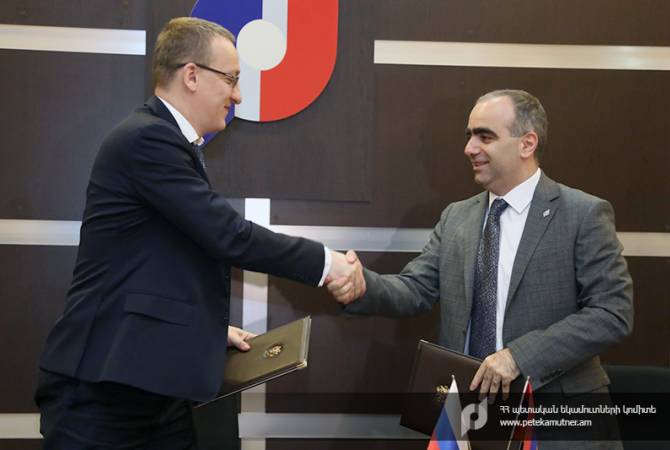 Налоговые органы Армении и РФ подписали дорожную карту пилотного проекта 
электронного обмена документами

