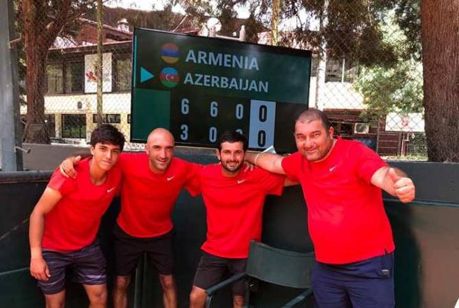 Сборная Армении по теннису обыграла сборную Азербайджана на Кубке Дэвиса

