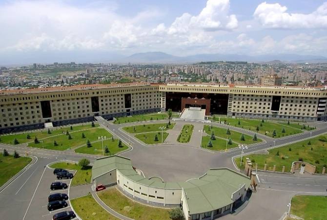 Азербайджанская сторона открыла беспорядочный огонь, армянская сторона не ответила: 
МО Армении

