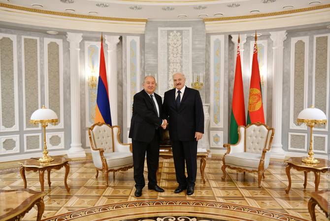 Le Président Sarkissian a félicité Alexandre Loukachenko à l’occasion de la Fête de 
l’Indépendance