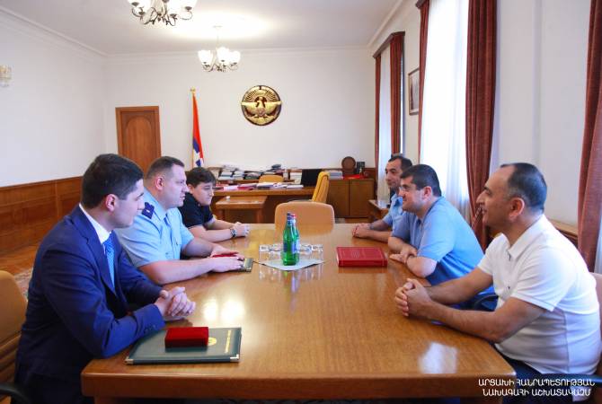 Le Président de l'Artsakh reçoit le Président du comité d'enquête d'Arménie