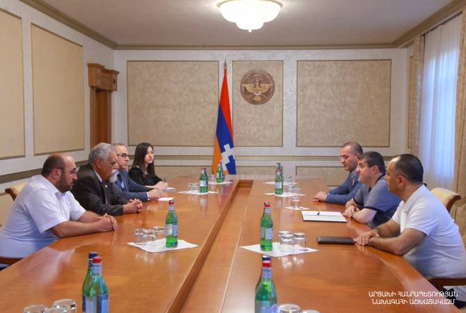 Artsakh Cumhurbaşkanı: “Ülkenin bağımsızlığının tanınması ve toprak bütünlüğünün yeniden 
sağlanması, en büyük hedefimiz"