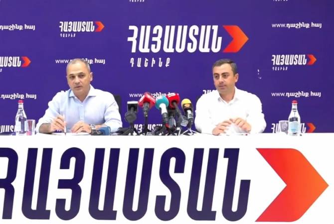 Блок «Армения» считает политическим преследованием уголовные дела в отношении 
руководителей общин Сюник 

