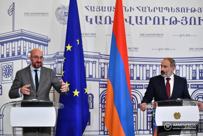 Charles Michel espère que le peuple arménien ressentira l’impact positif du soutien de l’UE de 
2,6 milliards d’euros