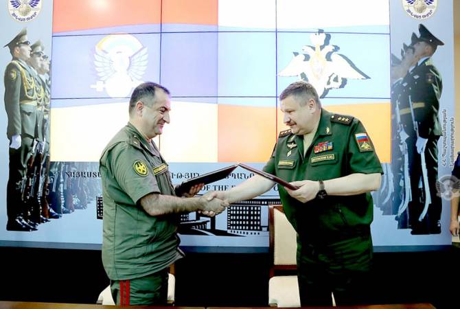 أرمينيا وروسيا تلخصان نتائج محادثات الأركان للقوات المسلحة