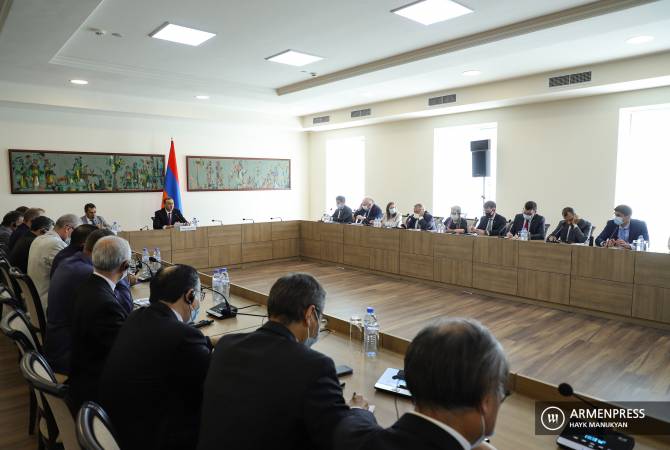 Situation created by Azerbaijani encroachments addressed during meeting of acting FM with 
Ambassadors