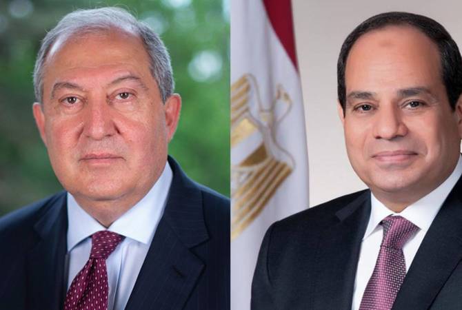 President Sarkissian sends congratulatory message to Abdel Fattah Al-Sisi on National Day of 
Egypt