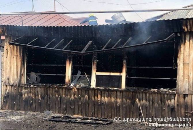 В одном из домов ереванского района Давидашен вспыхнул пожар