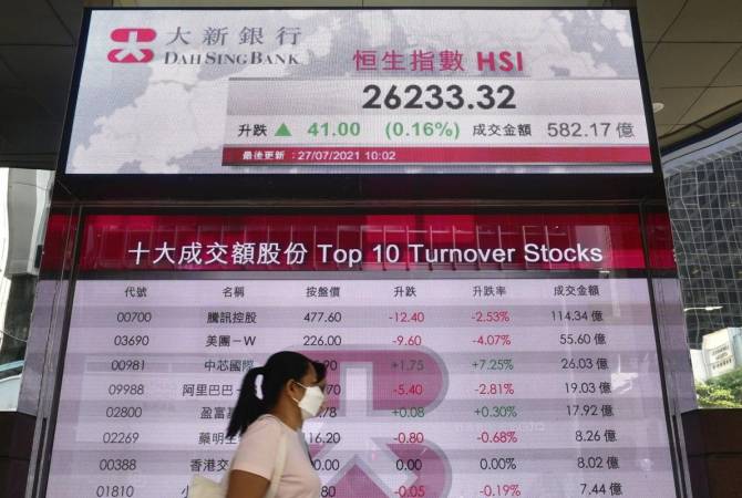 Asian Stocks down - 28-07-21