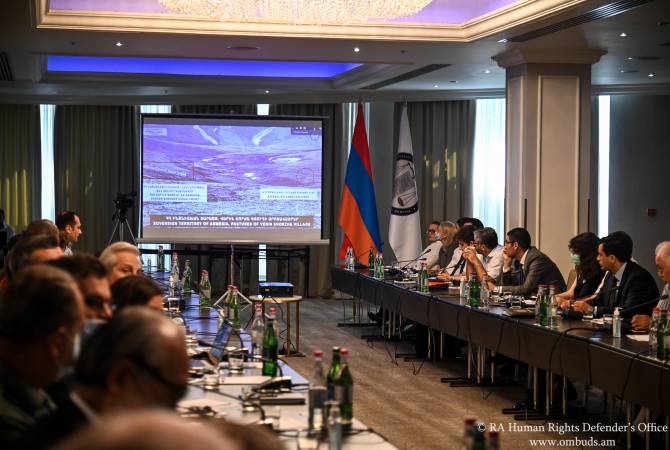 Ombudsman presents to international diplomatic institutions violations of rights of Armenian 
bordering residents 