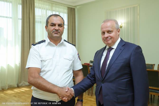 Ermenistan Başsavcısı, Rusya'nın Ermenistan Büyükelçisi Sergey Kopirkin'i kabul etti
