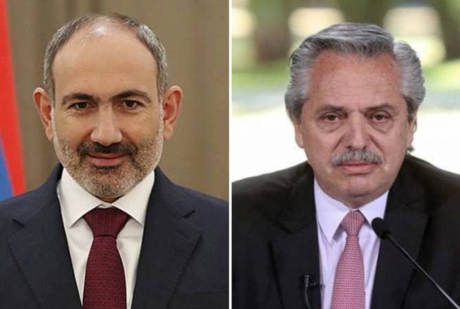 Le Président argentin a félicité Nikol Pashinyan pour sa nomination au poste de Premier ministre