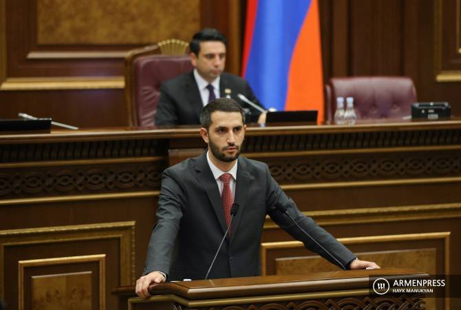 Ruben Rubinyan élu vice-président du Parlement

