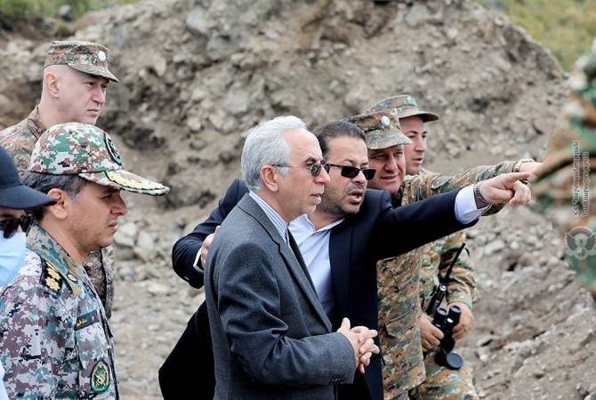 Ambassador of Iran to Armenia visits Armenia-Azerbaijan border at Verin Shorzha section