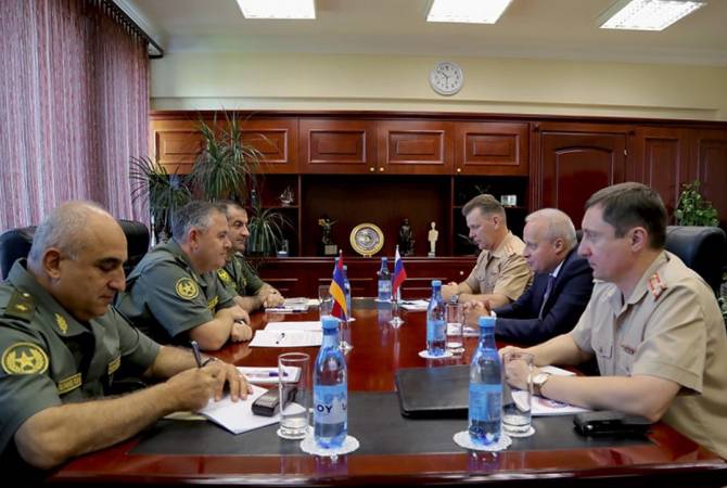 ԳՇ պետն ընդունել է Սերգեյ Կոպիրկինին, քննարկվել են ռազմական 
համագործակցության հարցեր

