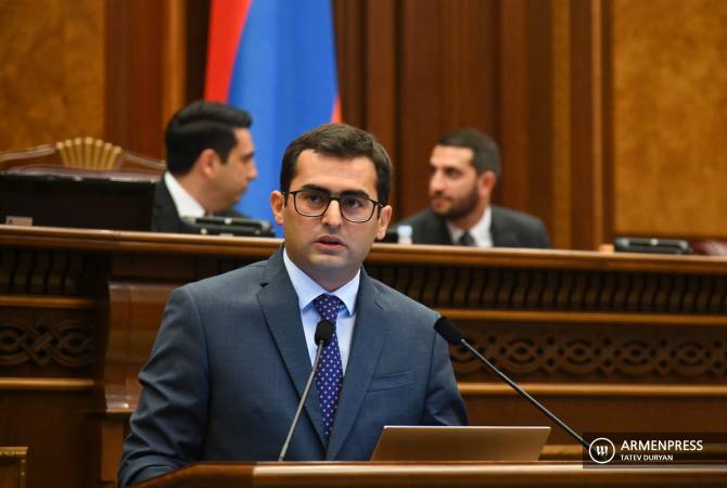 Ruling party’s main priorities are unblocking of Armenia and long-term peace, says candidate 
for vice speaker