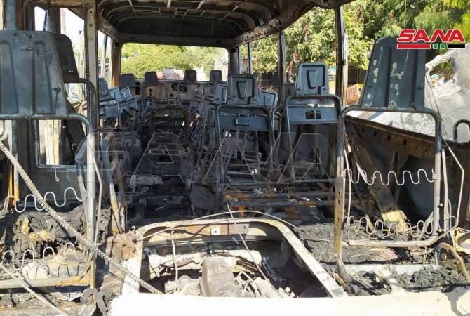 СМИ: автобус с военнослужащими подорвали в Дамаске
