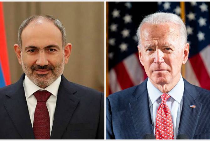 Le Président des États-Unis, Joe Biden, a adressé un message de félicitations au Premier 
ministre Nikol Pashinyan