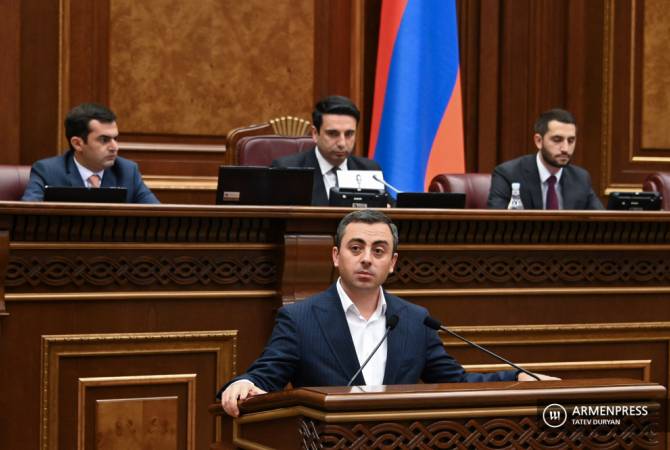 Opposition’s Ishkhan Saghatelyan fails to pass confirmation as deputy speaker with 1 vote short 