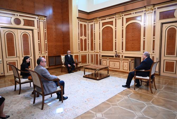Armen Sarkisyan Japonya'nın Ermenistan Büyükelçisini kabul etti