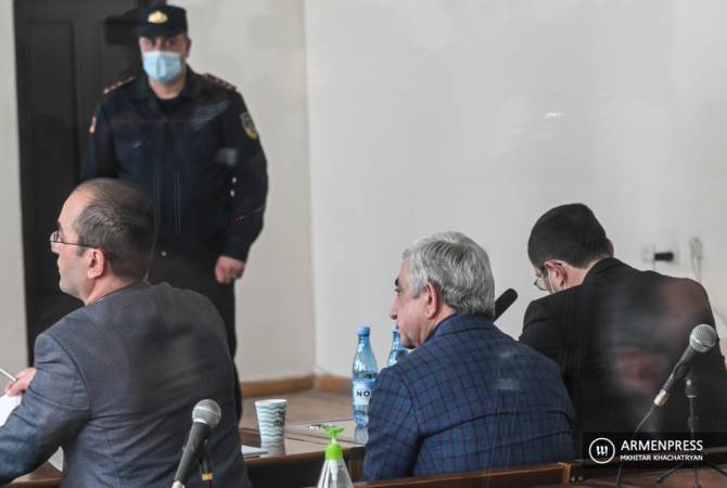 Սերժ Սարգսյանի և մյուսների գործով դատական նիստում սկսվել է 
ապացույցների հետազոտման փուլը