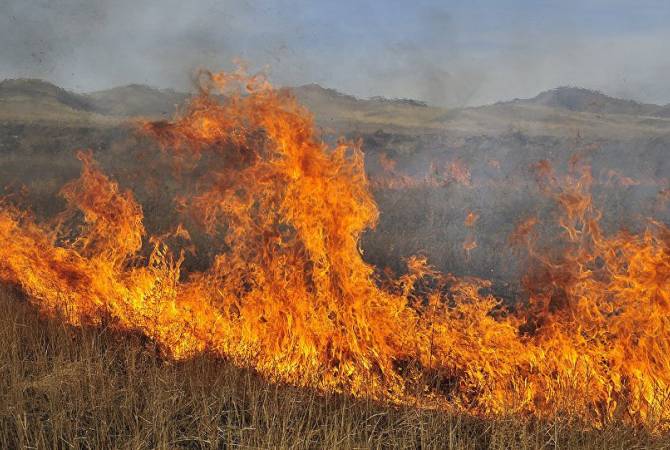 Azerbaijani servicemen deliberately set fire to lands belonging to Yeraskh residents – 
Ombudsman