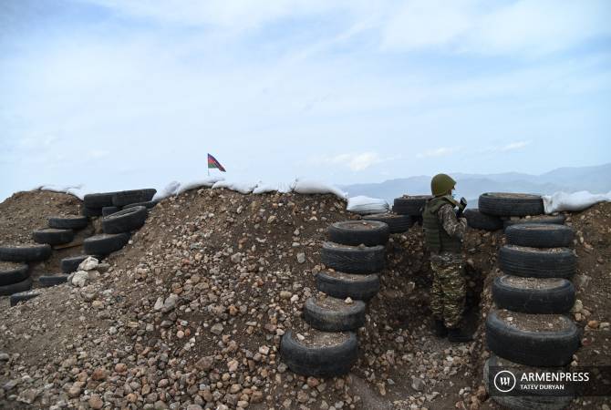 Azeri troops open fire at Armenian military positions in Syunik 