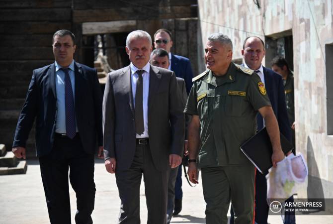 CSTO Secretary-General visits Yeraskh section of Armenia-Azerbaijan border