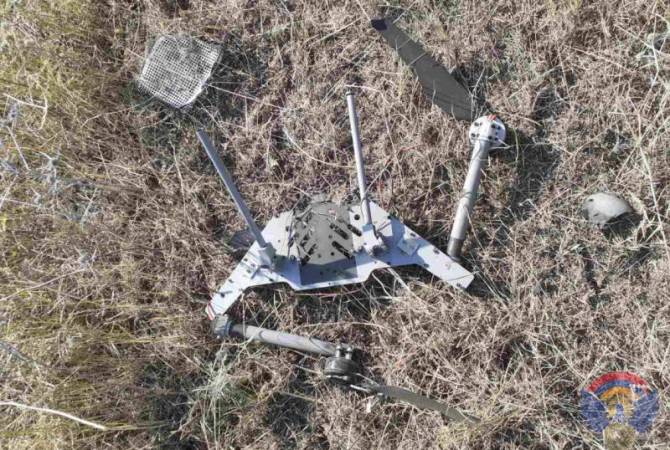 Azerbaijan attacks Artsakh army positions with combat drones 