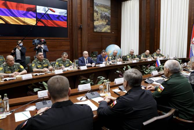 Armenian Defense Ministry presents main issues of negotiations between Armenian, Russian 
Defense Ministers