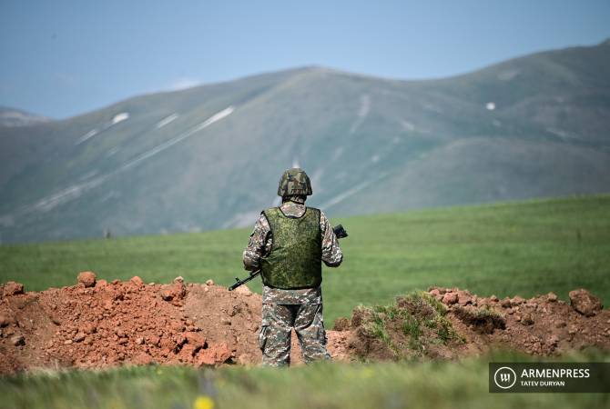 Armenian border guards silence the adversary’s fire in Yeraskh direction, no casualties from 
Armenian side