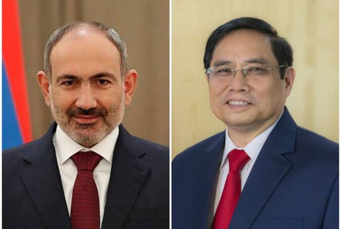  Армения продолжает развиваться, добиваясь значительных результатов: Премьер-
министр Вьетнама поздравил Никола Пашиняна
 