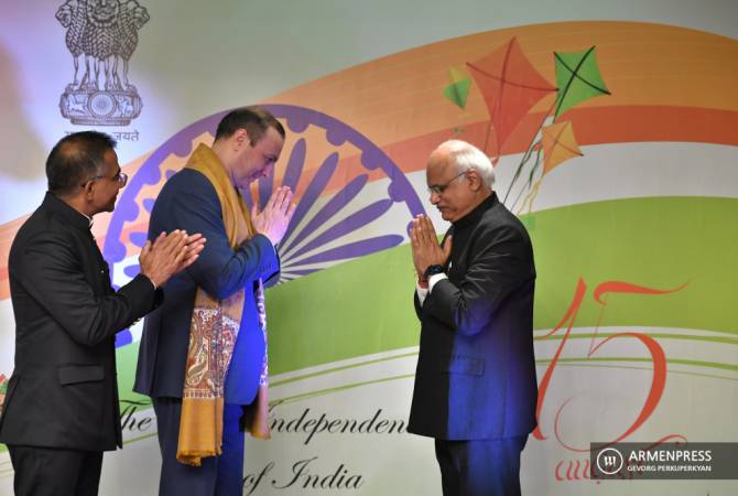 Հայաստանն ու Հնդկաստանը ձևավորել են համագործակցության դինամիկ ձևաչափ. 
Արմեն Գրիգորյանը մասնակցել է Հնդկաստանի անկախությանը նվիրված միջոցառմանը